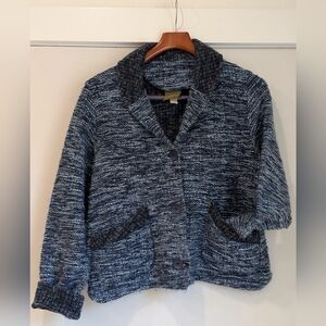 MARALYCE FERREE SCARBOROUGH MAINE Sz M  KNIT CARDIGAN  SWEATER